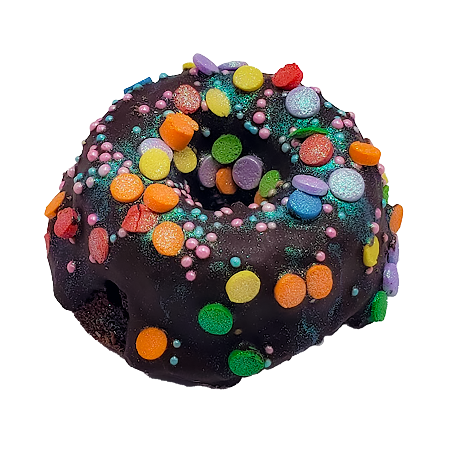 Pride chocolate donut